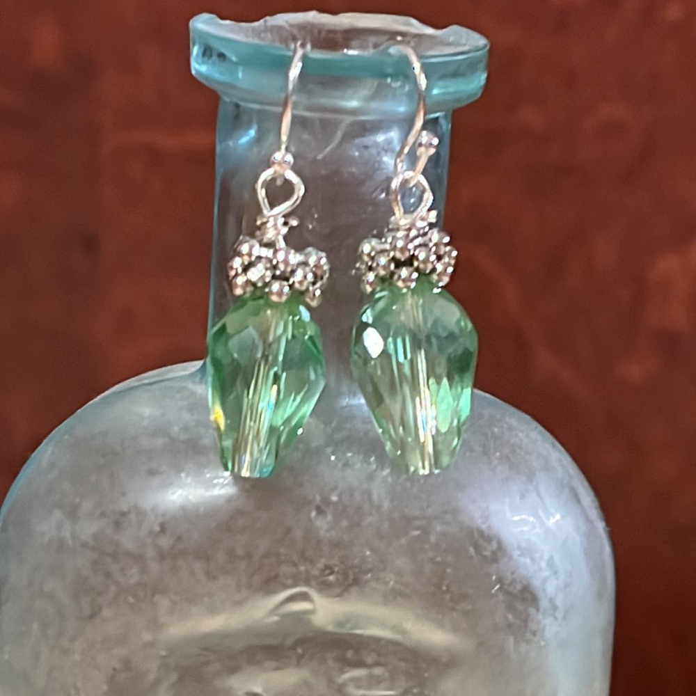 Crystal Holiday Light Earrings